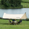 Тент NATUREHIKE GIRDER NH20TM006, 150D 400*292 см для кемпинга песочный с двумя стойками 6927595749647